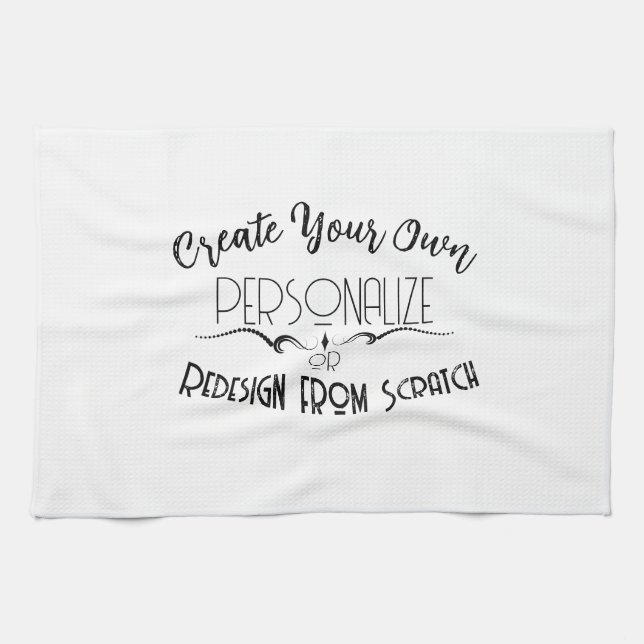 Create Your Own Tea Towel (Horizontal)