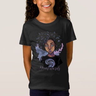 Create Your Own Teen Black Girl T-Shirt