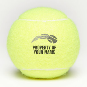 Create your own tennis balls with name and logo