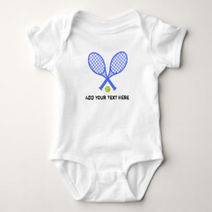 Create Your Own Tennis Player Baby Bodysuit