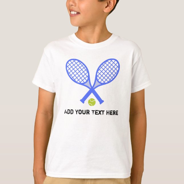 Create Your Own Tennis Player T-Shirt (Front)