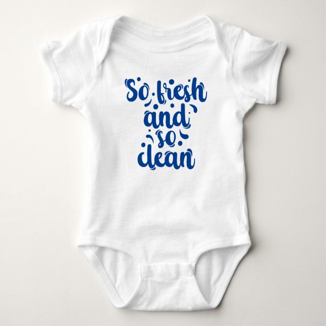 Create your own text and design :-) baby bodysuit (Front)