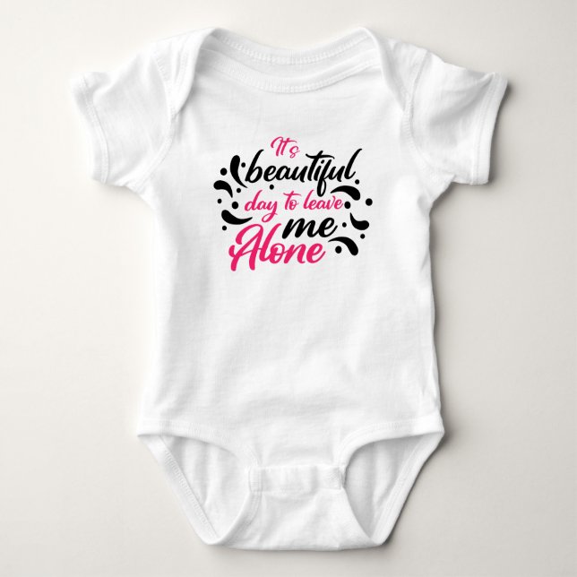 Create your own text and design :-) baby bodysuit (Front)