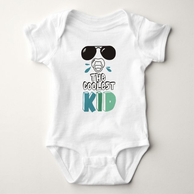 Create your own text and design :-) baby bodysuit (Front)