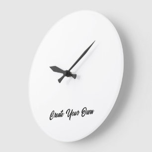 Create your own text and design :-) large clock