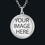 Create your own text and design :-) silver plated necklace<br><div class="desc">Create your own text and design :-)</div>