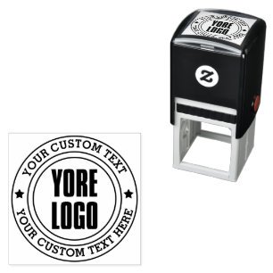 Create Your Own Text Logo Self-inking Stamp
