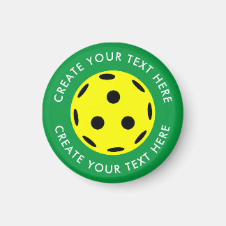 Create Your Own Text Pickleball Player Magnet