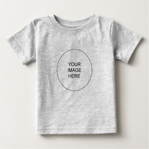 Create Your Own Text Picture Fine Jersey Unisex Baby T-Shirt
