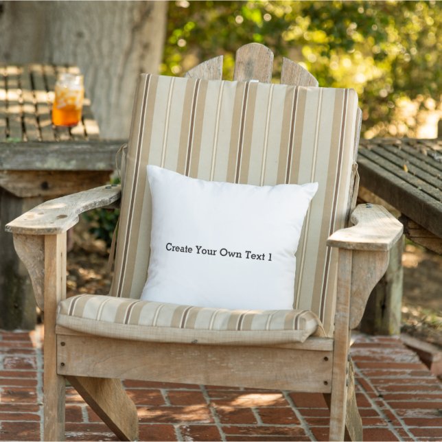 Create your own Text Printed-Pillows Super Soft Cushion (Chair)