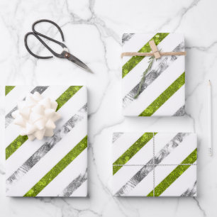 Create Your Own Texturised Stripes Wrapping Paper Sheet