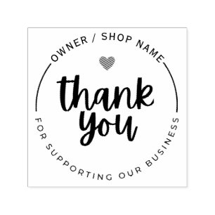 Create your own Thank you Business Self-inking Stamp