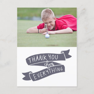 Create your own Thank you everything Postcard