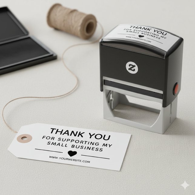 Create Your Own Thank You Supporting Self-inking Stamp (Creator Uploaded)