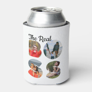 Create your own the boss photo matching couple can cooler