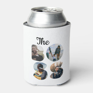 Create your own the boss photo matching couple can cooler