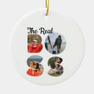 Create your own the boss photo matching couple ceramic tree decoration