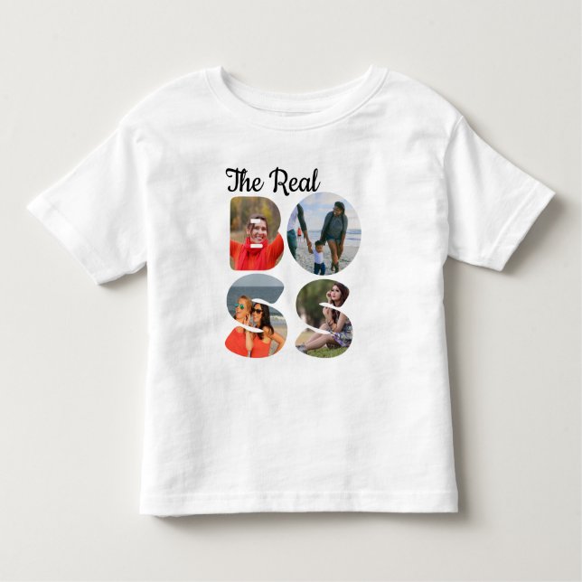 Create your own the boss photo matching couple toddler T-Shirt (Front)