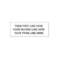 Create Your Own Three Line Text