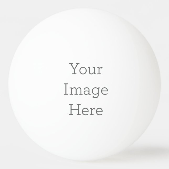 Three Star Ping Pong Ball, White (Front)