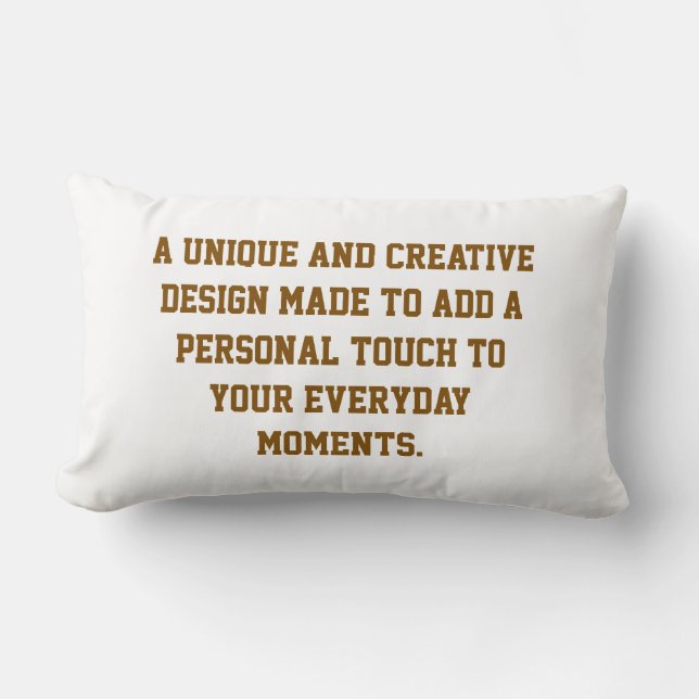 Create Your Own Throw Pillow 13" x 21" (Front)