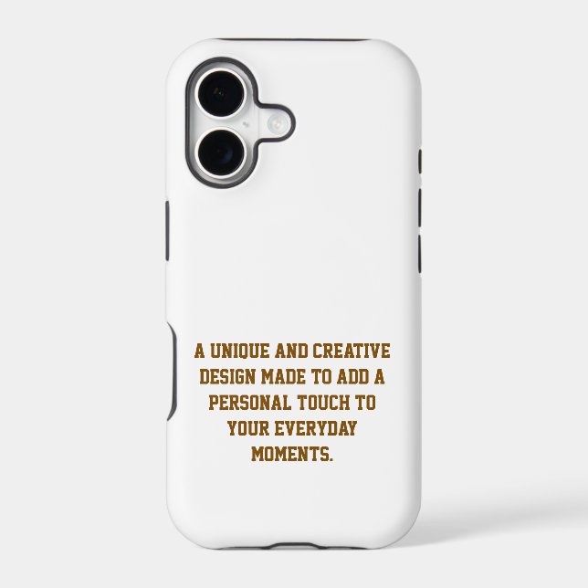Create Your Own Tough iPhone 17 Case (Back)