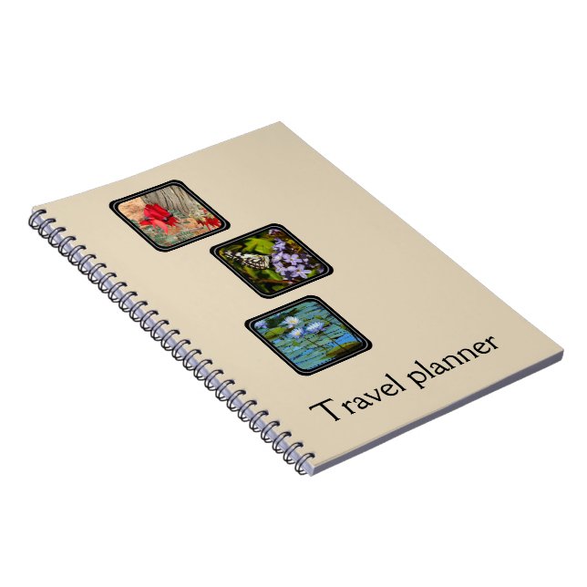Create your own travel planner spiral notebook (Right Side)