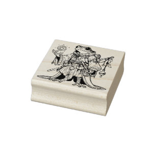 Create Your Own Travelling Frog Shaman Rubber Stamp