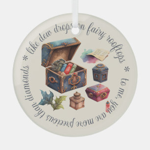 Create Your Own Treasured Memories Treasure Box Glass Tree Decoration