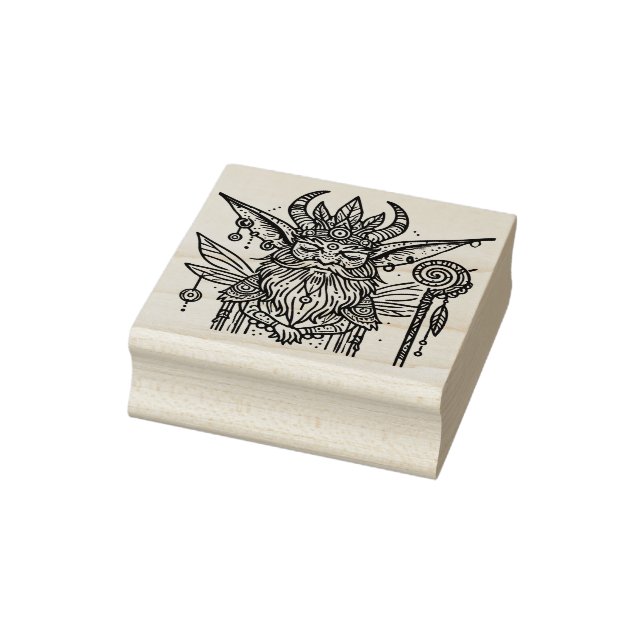 Create Your Own Tribal Fairy King Rubber Stamp (Stamp)