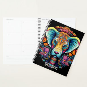 Create Your Own Tribal Fantasy Dog Totem Animal Planner