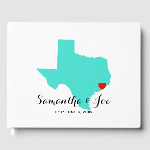 CREATE YOUR OWN TURQUOISE TEXAS WEDDING GUEST BOOK