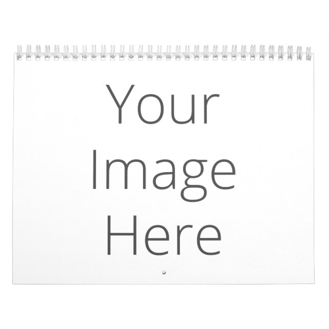 Create Your Own Two Page, Medium, White Calendar (Cover)