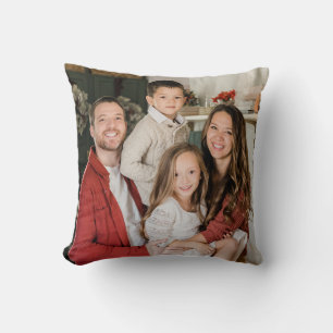 Create Your Own Two Photo Custom Pic Double Sided Cushion