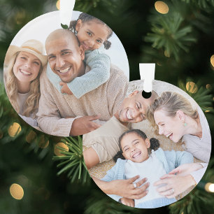 Create Your Own Two-Sided Photo Ornament