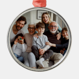 Create Your Own Two-sided Photos Metal Tree Decoration
