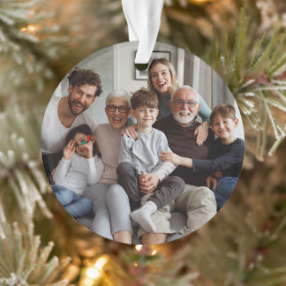 Create Your Own Two-sided Photos  Ornament