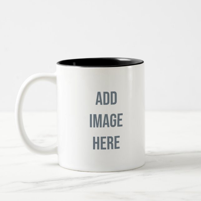 Create Your Own Two-Tone Coffee Mug (Left)