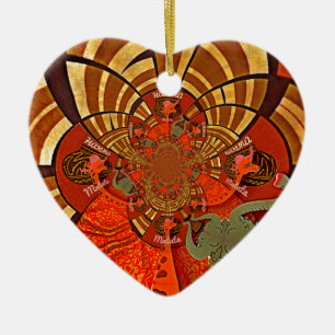 Create Your Own Unique African Giraffe Art Design Ceramic Tree Decoration