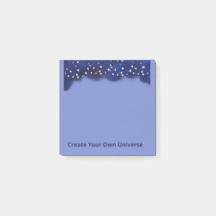 Create Your Own Universe Aesthetic Celestial Blue  Post-it Notes