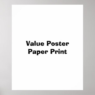 Create Your Own Value Poster Paper Print