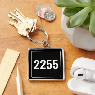 Create your own Vehicle Number Plate Key Ring