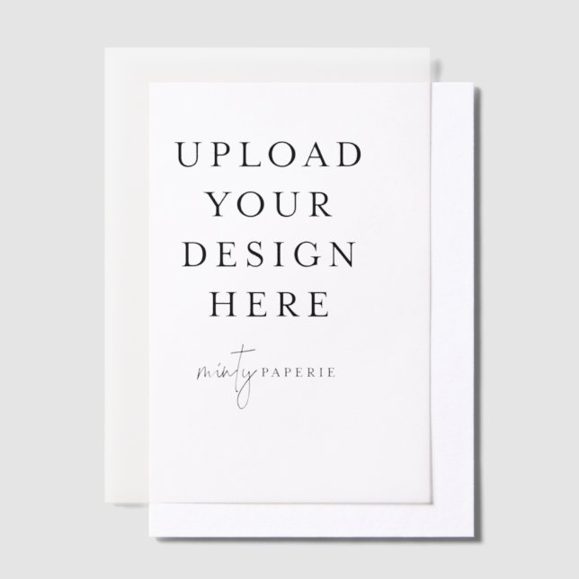 Create Your Own Vellum Invitations (Offset)