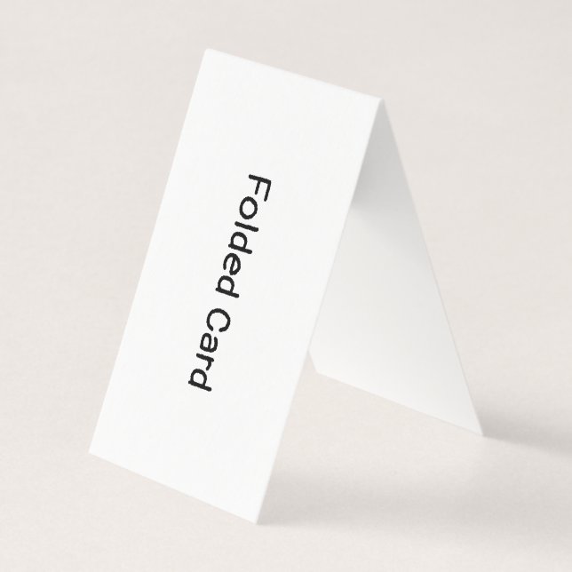 Create Your Own Vertical Folded Card (Front)