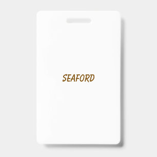 Create Your Own Vertical Plastic Badge ID Badge