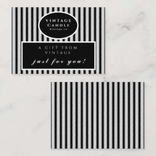 Create Your Own Vintage Candle Thank You Card