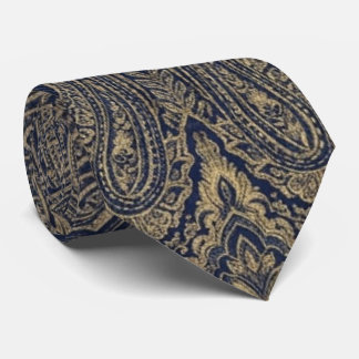 Create Your Own Vintage Gold Paisley Tie