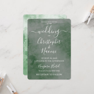 Create Your Own Vintage Texture Wedding Invitation