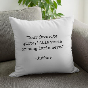 Create Your Own Vintage Typewriter Custom Quote Cushion