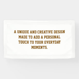 Create Your Own Vinyl Banner, 1.6'x3' Banner